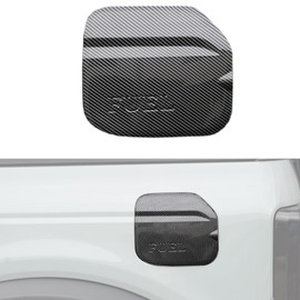 HAKA TOUGH Gas Cap Cover for 2021 2022 2023 2024 2025 Ford Bronco 2/4 Door, Fuel Filler Door Gas Tank Trim Exterior Accessories, Carbon Fiber Black, 1PC