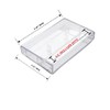 25 Pack Audio Cassette Tape case Clear/Clear Audio Cassette Tape