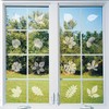 CONGGUAN 26 Pcs Leaf Shape Anti-Collision Window Decals Bird Strike