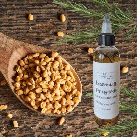 Indique Clix Rosemary & Fenugreek Herbal Blend Handmade Hair Growth Serum 4oz/120ml