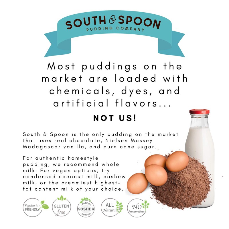 South & Spoon Gourmet Cook & Serve Chocolate Pudding Mix