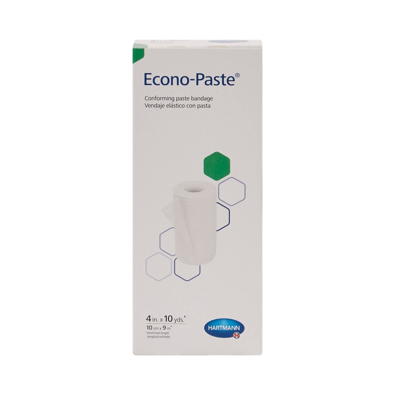 Hartmann 47400000 Econo-Paste Latex-Free Conforming Zinc-Oxide Paste Bandage, 4" Width,