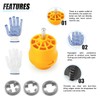MEANLIN PVC Thread Maker Tool Set for Electric Drill, NPT