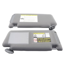 GXARTS Sun Visor Left Driver and Right Passenger Side Gray Compatible with Toyota Tacoma 2005-2015