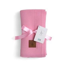 Little Dedi Silky Soft Acrylic Baby Knitted Blanket, Oekotex 100 - Hypoallergenic and Thermal Regulating - Luxurious Comfort, Breathable Dua (Pink 80 x 100 cm)