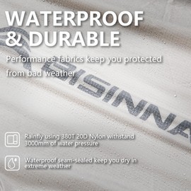 BISINNA Backpacking 2 Person Tent Lightweight 3 Season Camping Tent 20D 380T Nylon Rainfly Double Layer Free Standing Includes Footprnint 7001 Aluminium Poles for Camping Hiking Biking