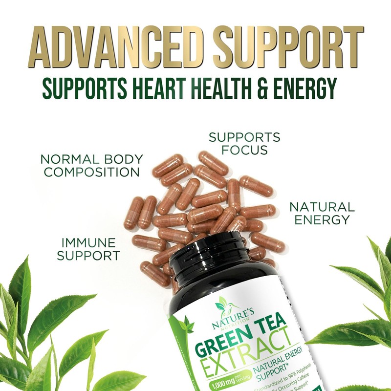 Green Tea Extract Capsules - 3X Strength Green Tea Extract