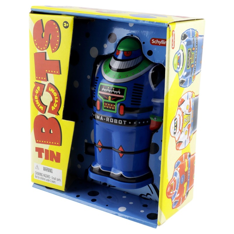 Freak Scene Robot Tin Bots Blue Robot Tin Robot