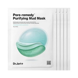 Dr. Jart Dermask Pore Remedy Purifying Mud Mask 5 sheets / 닥터자르트 더마스크 포어레미디 퓨리파잉 머드 마스크 5매