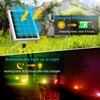 MEIHUA Solar Spot Lights Outdoor Color Changing, 6 in 1