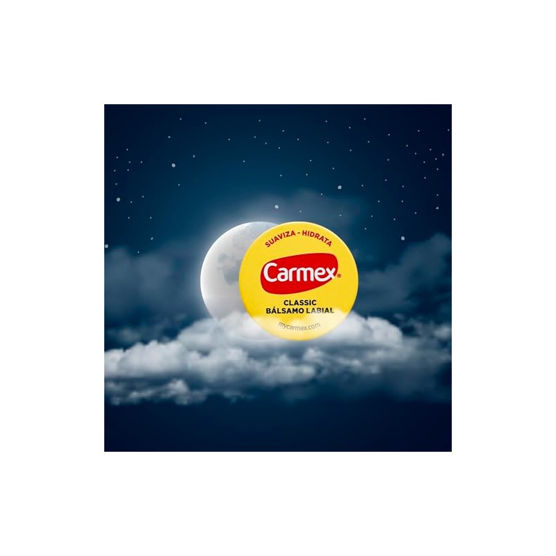 Carmex, Bálsamo Labial Hidratante Classic en Tarro, para Labios secos