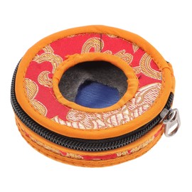 Hoement Bell Ring Set Bell Case Meditation Bell Protector Tingsha Cymbal Carrier Cymbal Bell Holder Religious Cymbal Bell Bag Tibetan Tingsha Bell