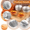 Jyongmer 100 Pieces 2.6 Inch Round Pie Tart Small Tin