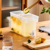 3.5L Drink Dispenser with Spigot Rubber Ring Safe Large Capacity
