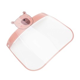 FiveQ Face Shield Protection from Splashing for Kids, Adjustable Band and Reusable, 2 PACK (Pink)