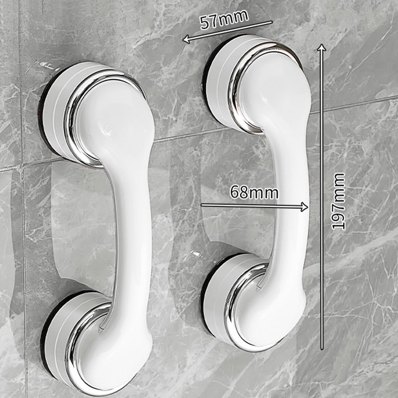 YIDELAI - Suction Cup Door Handle, Adhesive Cabinet Handle, Suitable