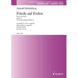 Friede auf Erden: Based on the Arnold Schönberg Complete Edition. op. 13. mixed choir (SSAATTBB) a cappella or with kleinem orchestra. Partition de chœur.