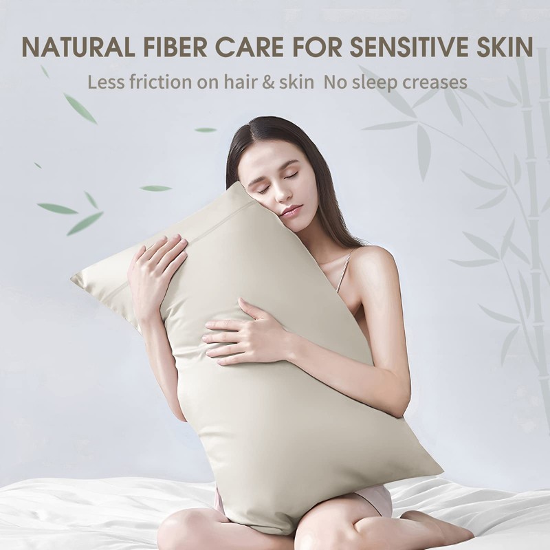 Fittia Cooling Pillow Cases for Hot Sleepers, 100% Rayon Derived
