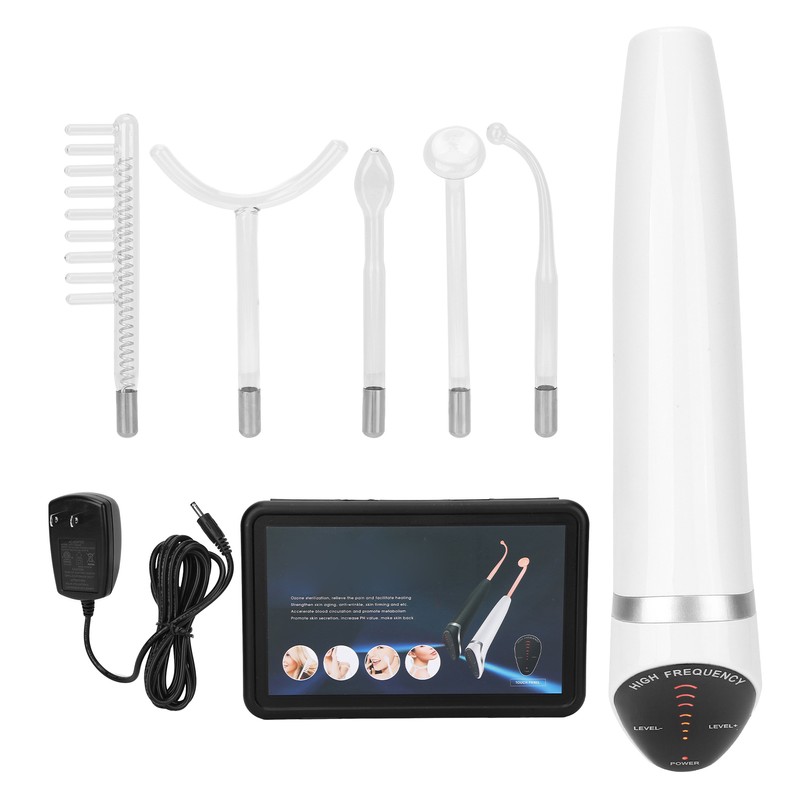 High Frequency Skin Therapy Wand Machine Portable Wrinkle Reducing Anti