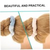 Gatuida 4pcs Plush Hair Ties for Women Soft Delicate Ponytail