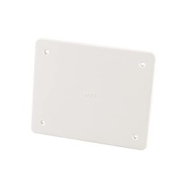 POLY POOL - PP0588.1 White Concealed Electrical Distribution Box Lid - Impact Resistant Technopolymer Electrical Distribution Box Cover with Fixing Screws