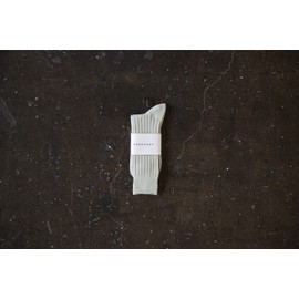 Harusaku Men's Classic Rib Socks, 1 Pair Set, Made in Japan, Formal, Business, Casual, Sports, Cotton, All Year Round, mist white