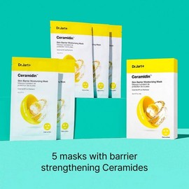 Dr. Jart+ Ceramidin™ Skin Barrier Moisturizing Face Mask 5-Pack Value Set 5 masks / pack
