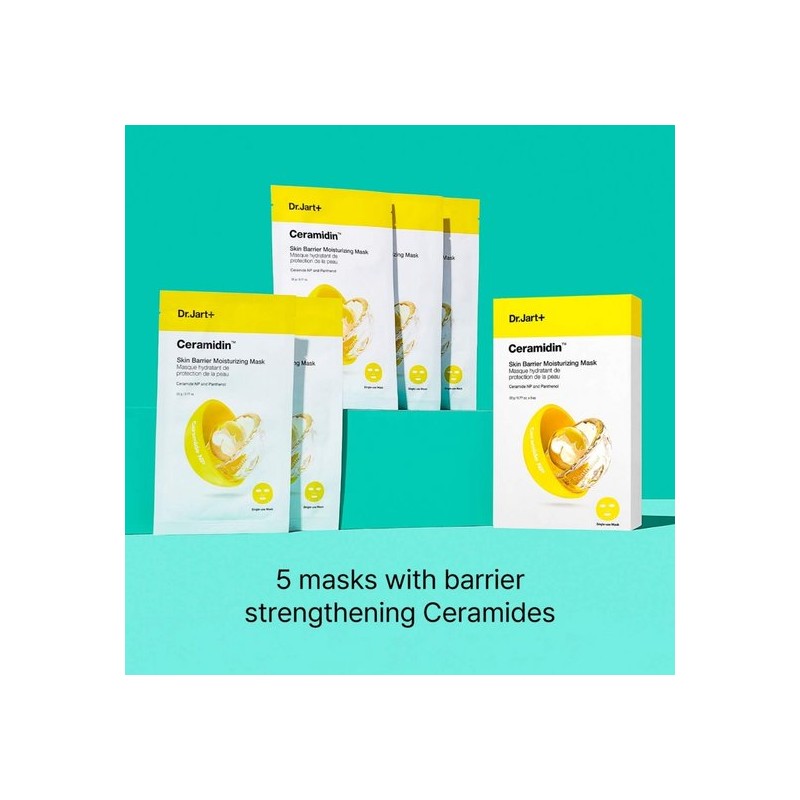 Dr. Jart+ Ceramidin™ Skin Barrier Moisturizing Face Mask 5-Pack Value