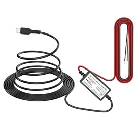 GUUZI Micro Dash Cam Hardwire Kit for Dash Camera, Car Dash Camera Charger Power Cord for Micro USB Dash Cam, 320cm Length, 12V-24V to 5V/2.5A