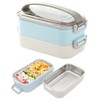 Belegao Bento Lunch Box for Adults Kids 2-layer Food Containers