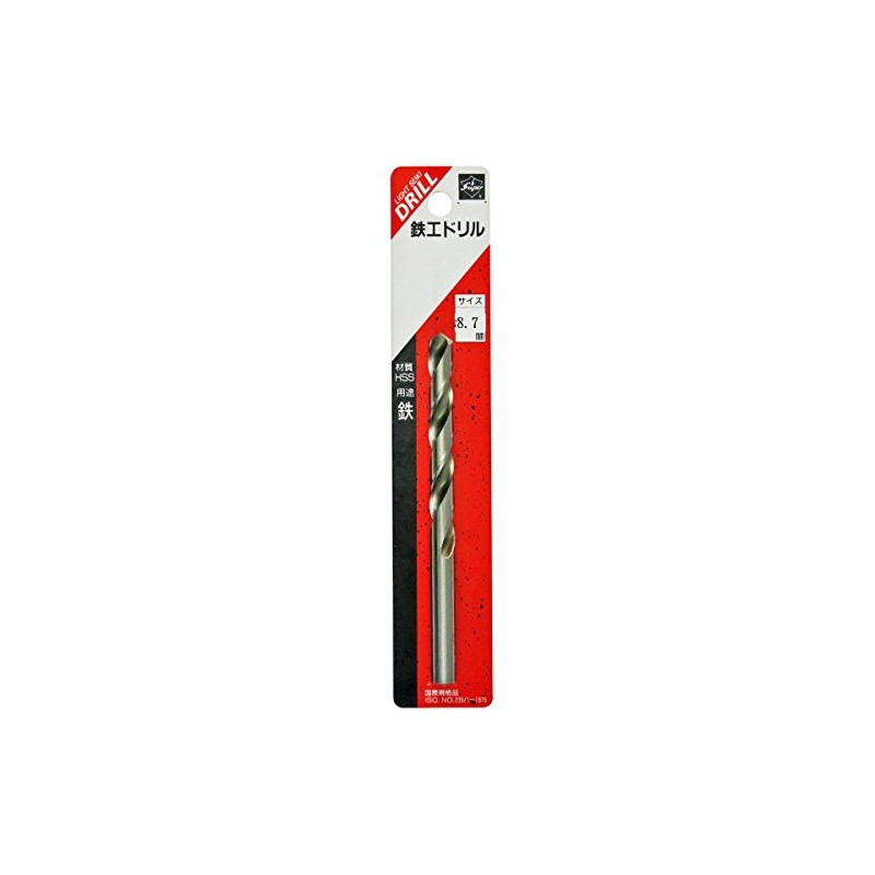 Light Seiki Super Ironwork Drill, 1 Pack, 0.3 inches (8.7