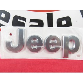 JEEP WRANGLER Silver Jeep Fender Badge Nameplate Emblem NEW OEM MOPAR