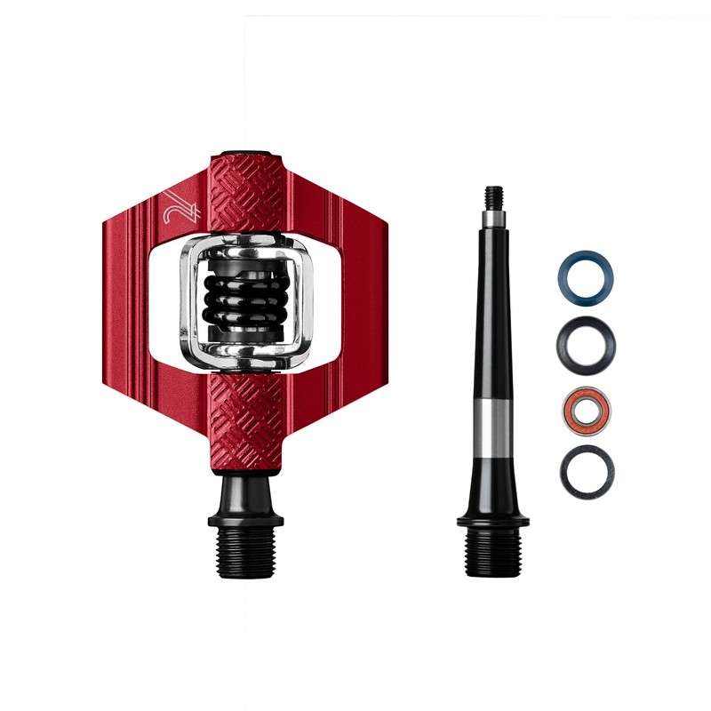 CRANK BROTHERS 166634 Crank Brothers Bicycle Pedal Candy 2 Red