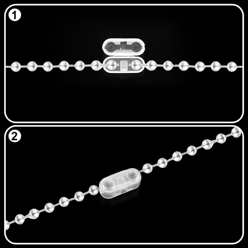Pack of 30 Roller Blind Chain Connectors, Plastic Roller Chain,