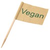 Utopia Vegan Flag Skewer 9cm, Pack of 100
