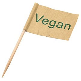 Utopia Vegan Flag Skewer 9cm, Pack of 100