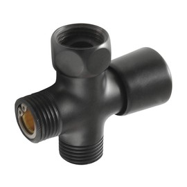 Kingston Brass K161A0 Trimscape Shower Diverter, Matte Black