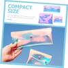 Outanaya 3Pcs Holographic Makeup Pouch Cosmetic Organizers for Women Travel