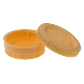 Fotodiox Designer Camera Body & Rear Lens Cap Set Compatible with All Nikon/Nikkor F Cameras & Lenses - Gold