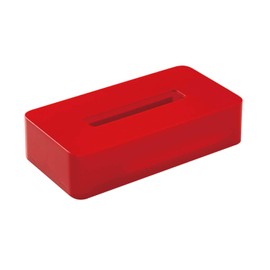 OHE Tissue Case, Red, Approx. Length 9.6 x Width 5.1 x Height 2.8 inches (24.5 x 13 x 7 cm), Smart Home II, Paper Holder, Tissue Box, Magnetic Included, Simple, Made in Japan