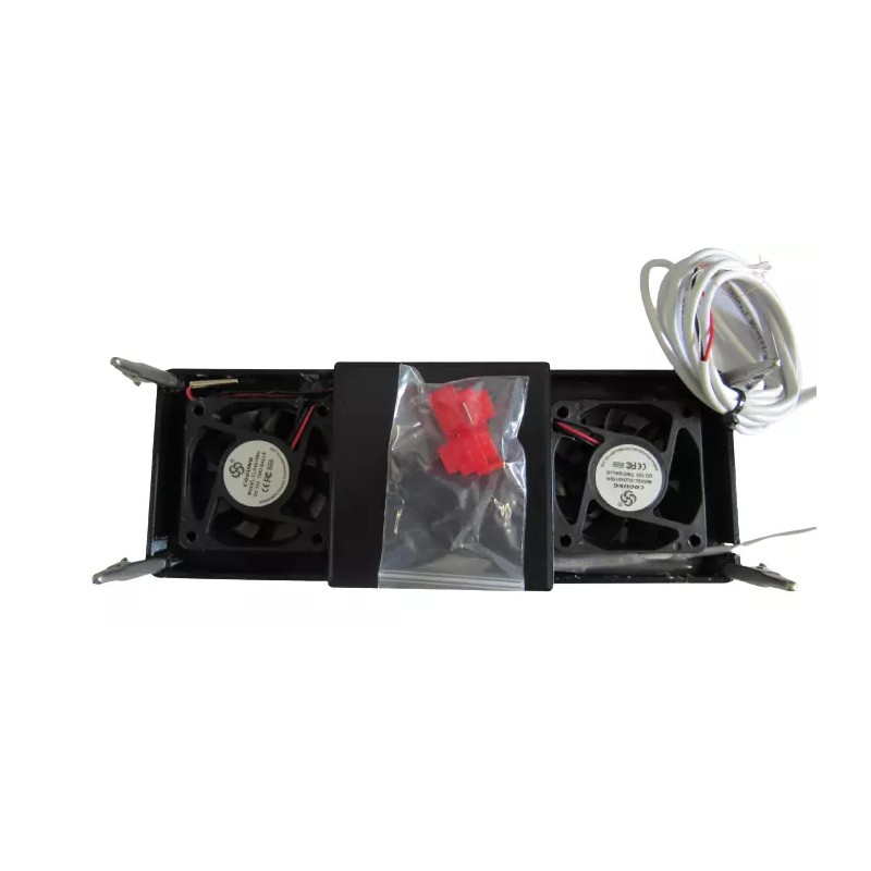 DutchAire RV Refrigerator Fin Fan with Temperature Readout