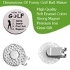Golf Ball Markers For Hat, Magnetic Golf Ball Marker Clips