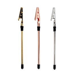 Pack of 3 Bracelet Jewellery Helper Tool, Metal Jewellery Carrying Aid Attachment and Hook Jewellery Tool for Necklace, Watch Strap, Zippers, Watch (Gold, Rose Gold, Silver)
