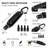 Mini Keychain Multitool for Travel – Stainless Steel Screwdriver, Hex