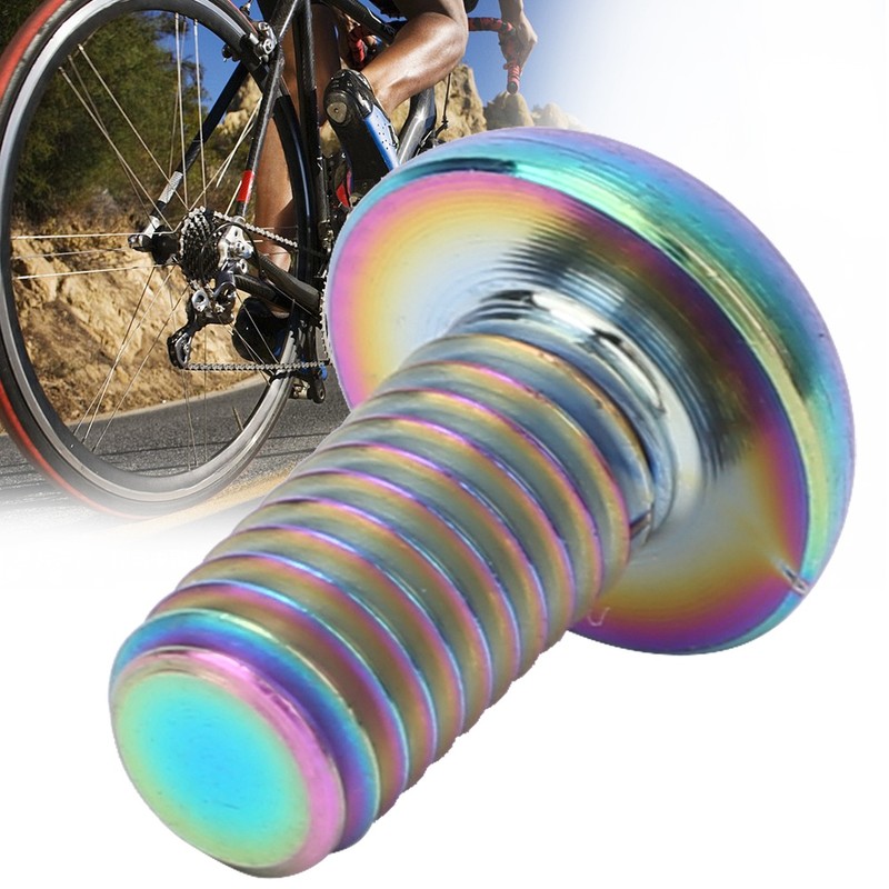 5pcs / Pack Titanium Alloy M5*12 Bicycle Water Bottle Cage