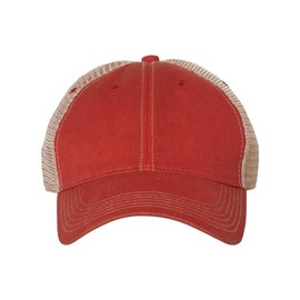 Legacy Old Favorite Trucker Cap One Size Scarlet Red/Khaki