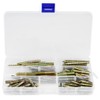 90pcs M6 Dowel Screw Woodworking Furniture Connector Double Ended Screw