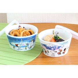 bowl with lid japan 2 pattern set