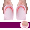 Heel Socks Gel Height Increase Insole Height Elevator Heel Lift
