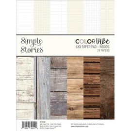 Simple Stories Paper PAD 6X8/WOODS, Color Vibe Woods